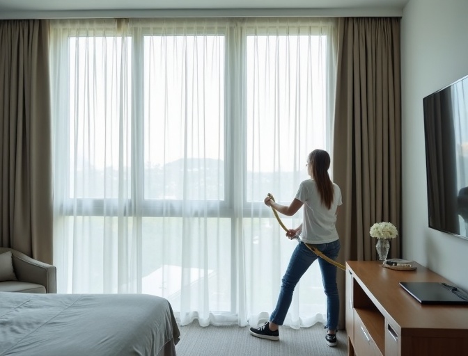 Alexandra Headland Sheer Curtain Cleaning